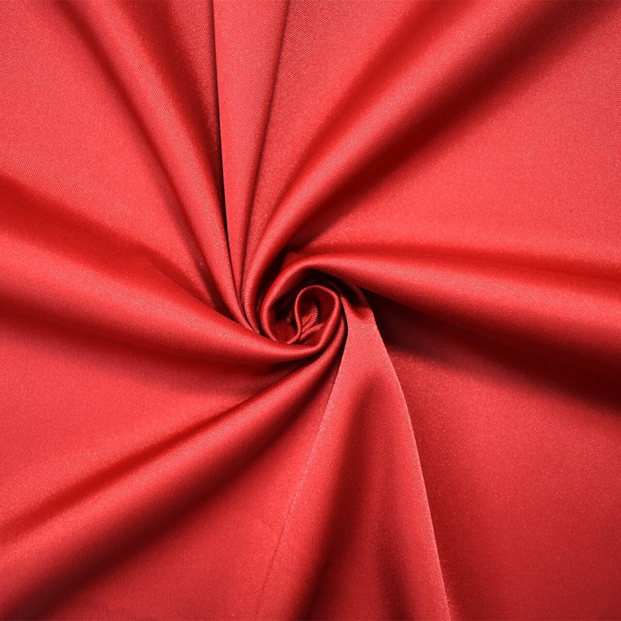 Dark Red Poly Stretch Spandex Lamour Solid Satin Woven Fabric By the Yard